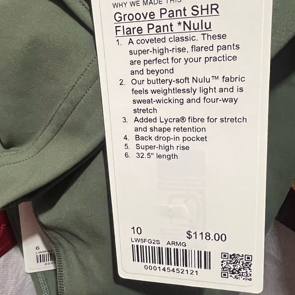 Lululemon Groove High Rise Flare leggings leggings - Picture 9 of 11